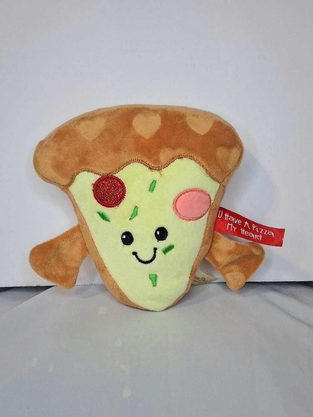 Dan Dee Collectors Choice U Have A Pizza My Heart Plush Valentines Day Slice 6"